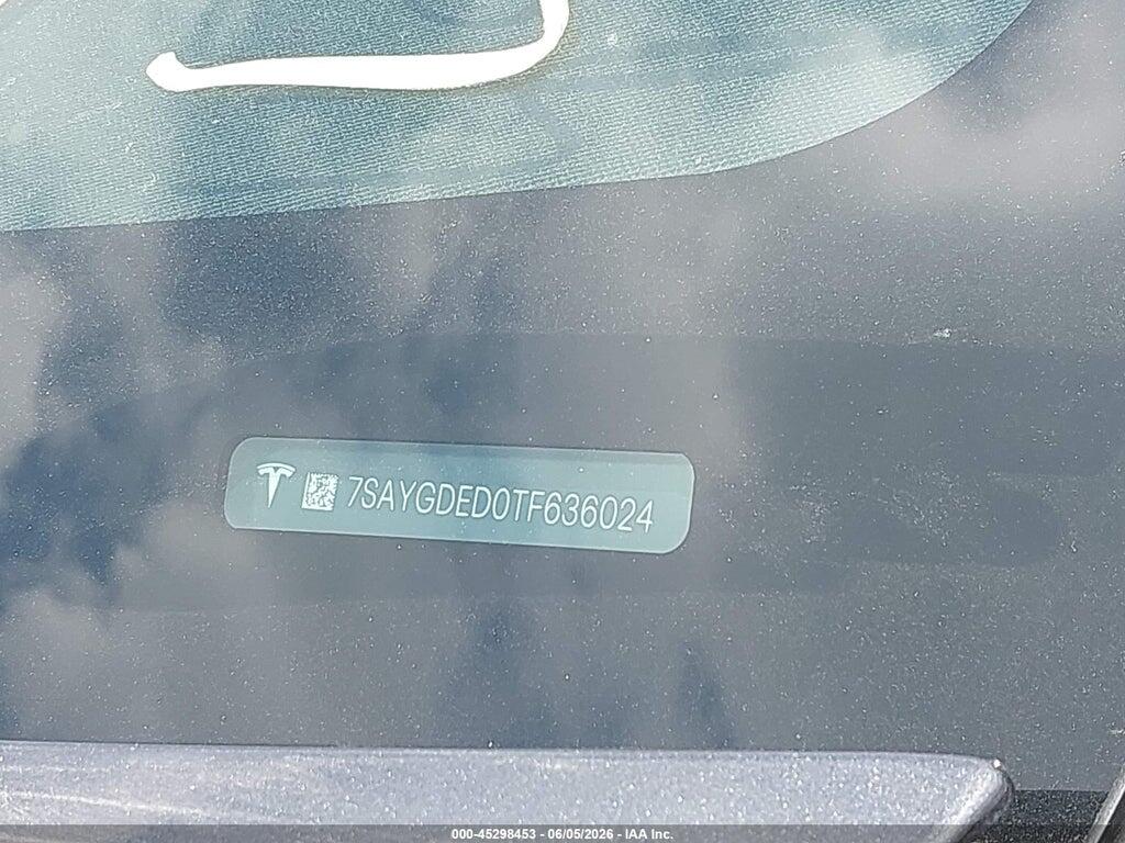 7SAYGDED0TF636024 2026 TESLA MODEL Y photo no. 9