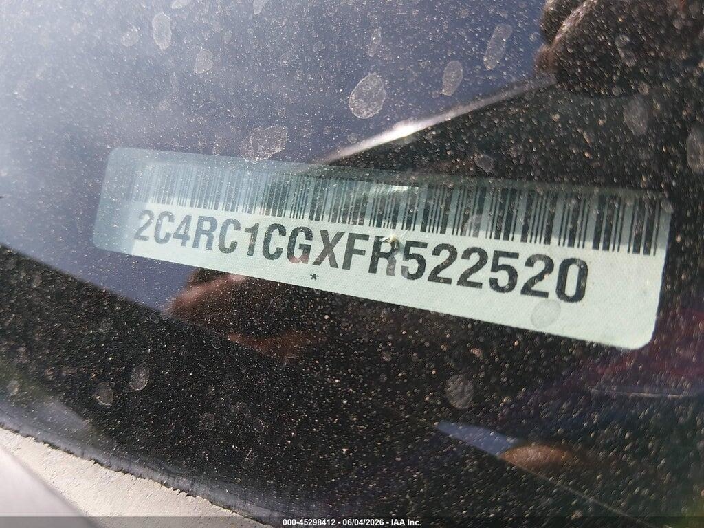 2C4RC1CGXFR522520 2015 CHRYSLER TOWN & COUNTRY photo no. 9