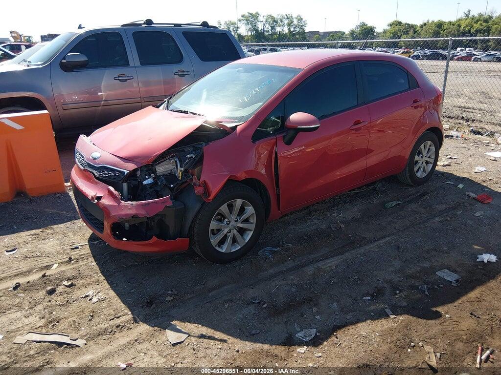 KNADN5A34D6200162 2013 KIA RIO photo no. 2