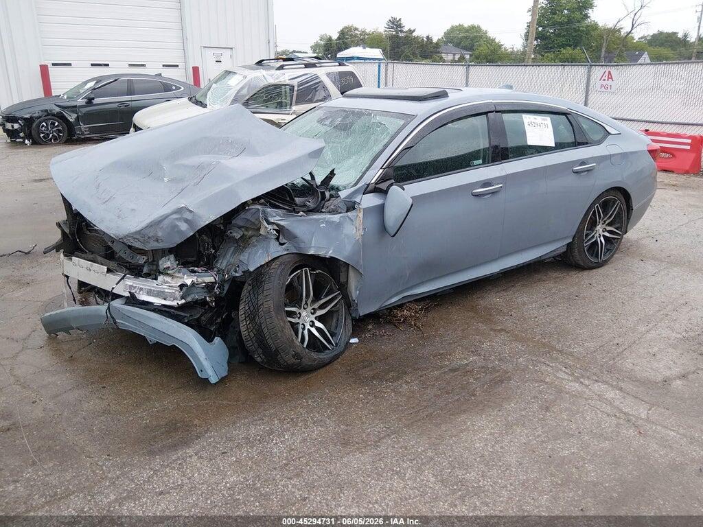 1HGCV3F93MA014076 2021 HONDA ACCORD HYBRID photo no. 2