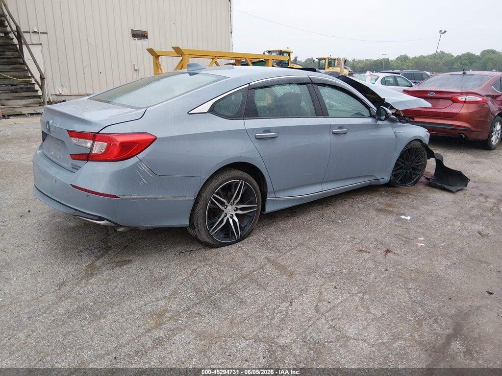 1HGCV3F93MA014076 2021 HONDA ACCORD HYBRID photo no. 4