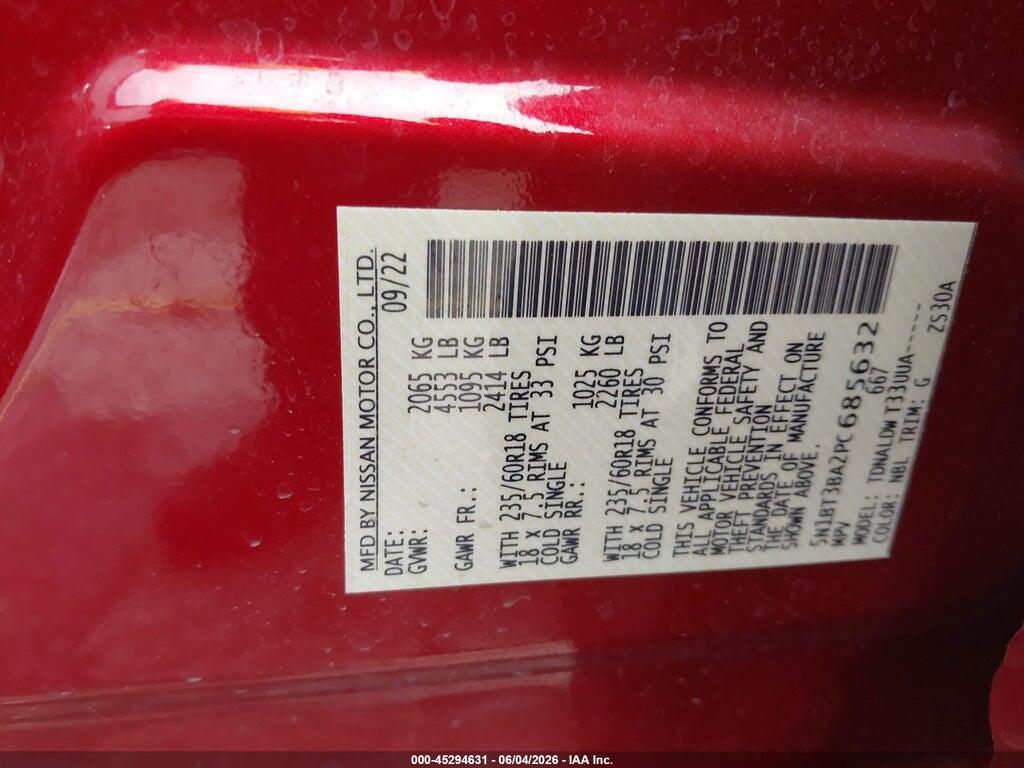 5N1BT3BA2PC685632 2023 NISSAN ROGUE photo no. 9