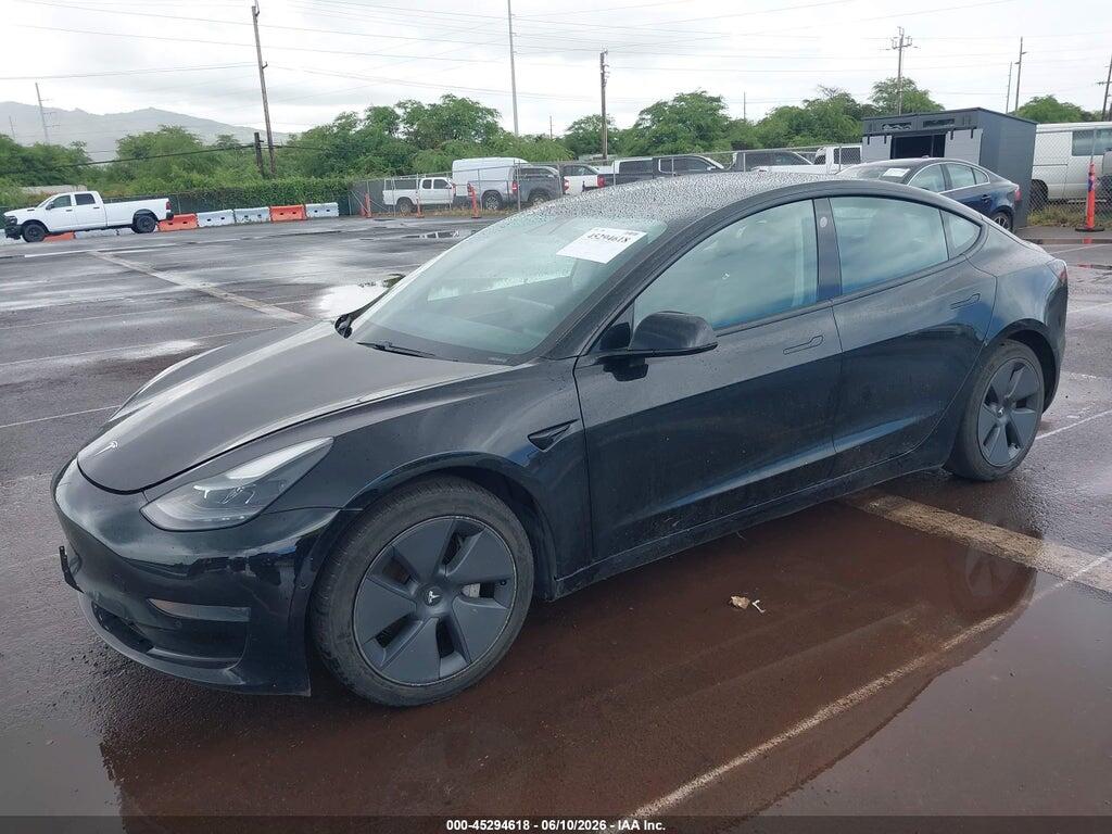 5YJ3E1EA1MF058048 2021 TESLA MODEL 3 photo no. 2