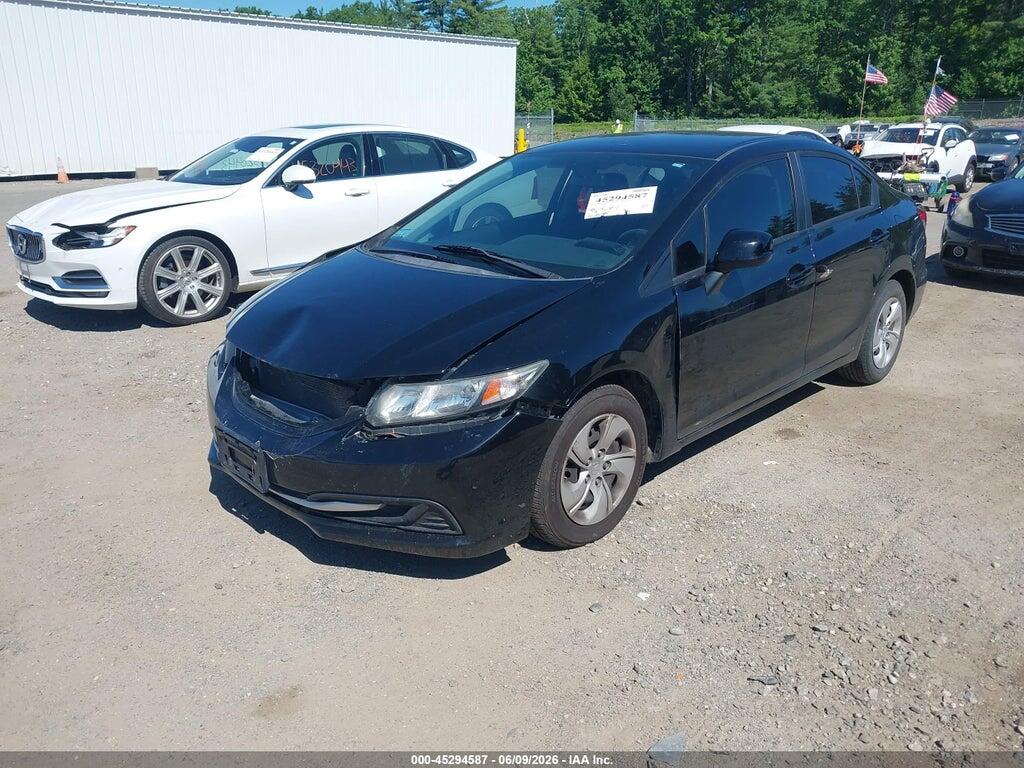 2HGFB2F55DH584711 2013 HONDA CIVIC photo no. 2