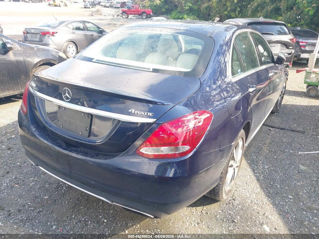 55SWF4KB7GU140281 2016 MERCEDES-BENZ C 300 photo no. 4