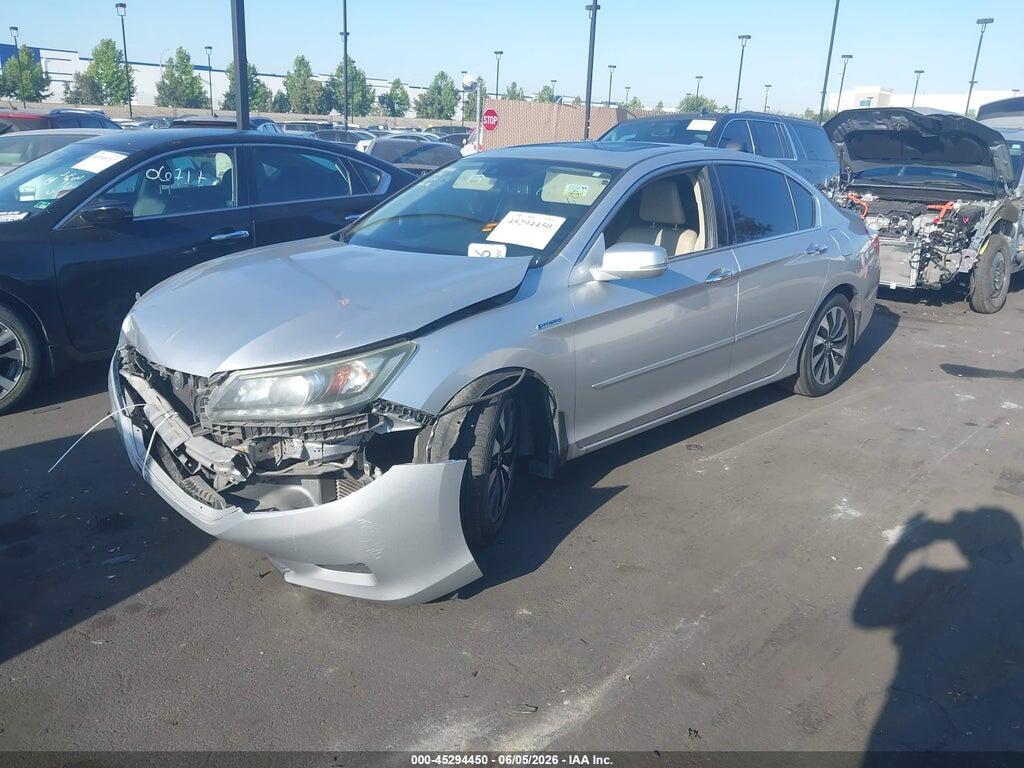 1HGCR6F54EA007853 2014 HONDA ACCORD HYBRID photo no. 2