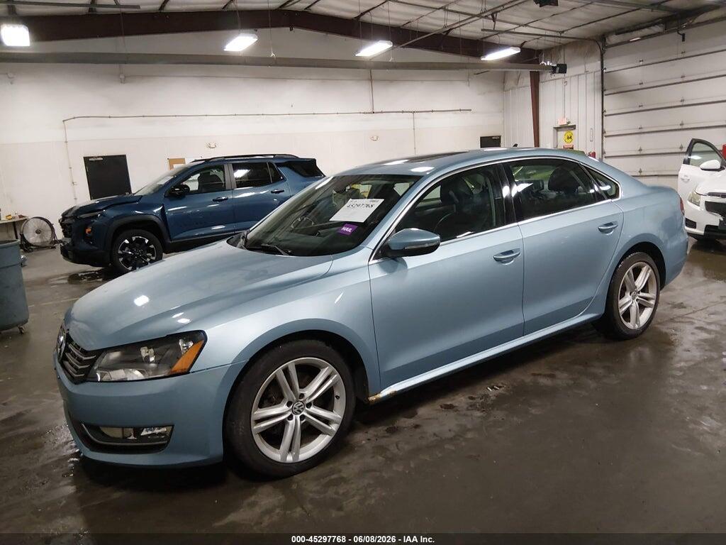 1VWBM7A34CC001280 2012 VOLKSWAGEN PASSAT photo no. 2