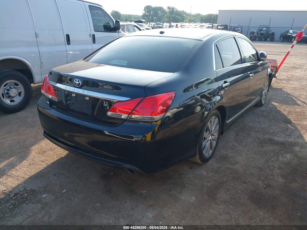 4T1BK3DB9BU396369 2011 TOYOTA AVALON photo no. 4