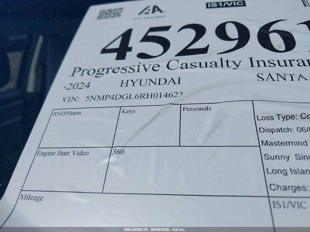5NMP4DGL6RH014623 2024 HYUNDAI SANTA FE photo no. 9