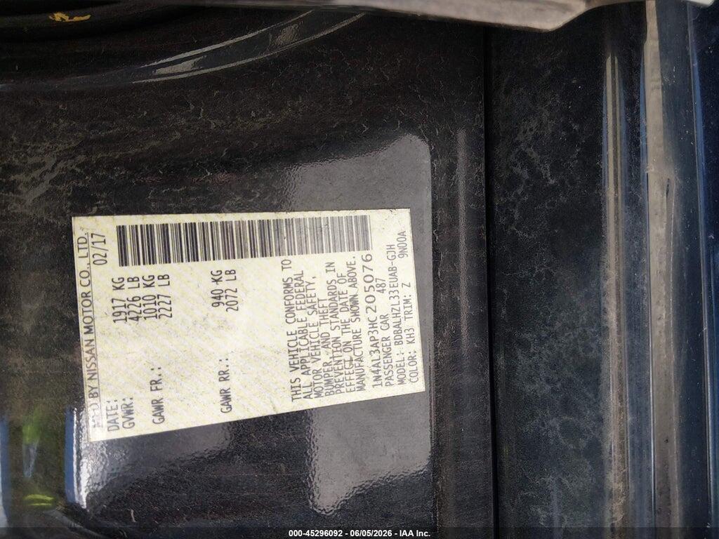 1N4AL3AP3HC205076 2017 NISSAN ALTIMA photo no. 9