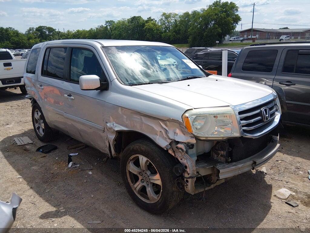 5FNYF3H78CB016845 2012 HONDA PILOT photo no. 1
