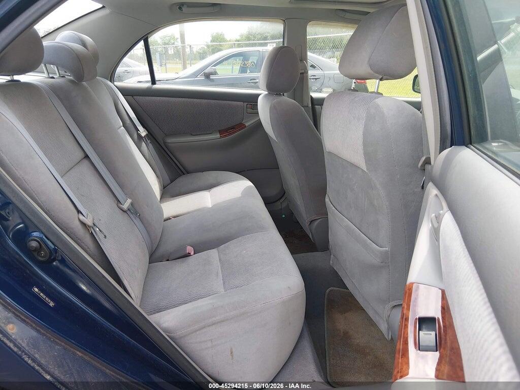 2T1BR32E15C351554 2005 TOYOTA COROLLA photo no. 8