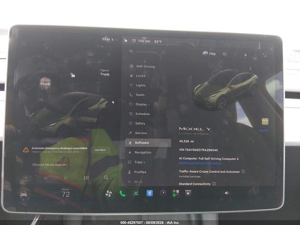 7SAYGDED7RA296540 2024 TESLA MODEL Y photo no. 7
