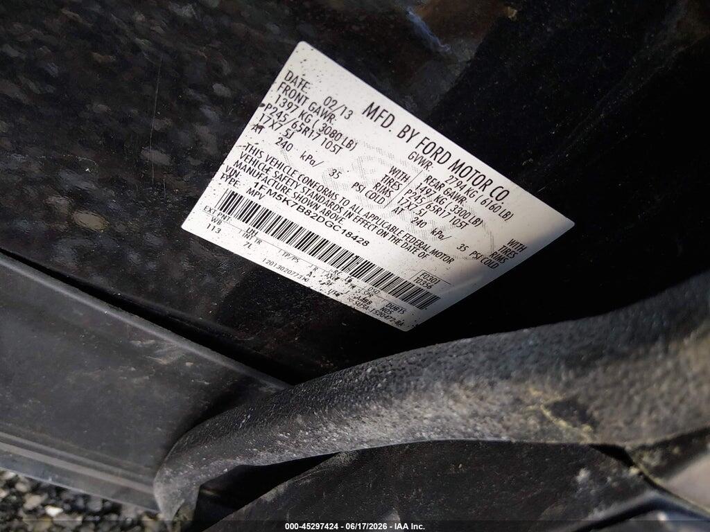 1FM5K7B82DGC18428 2013 FORD EXPLORER photo no. 9