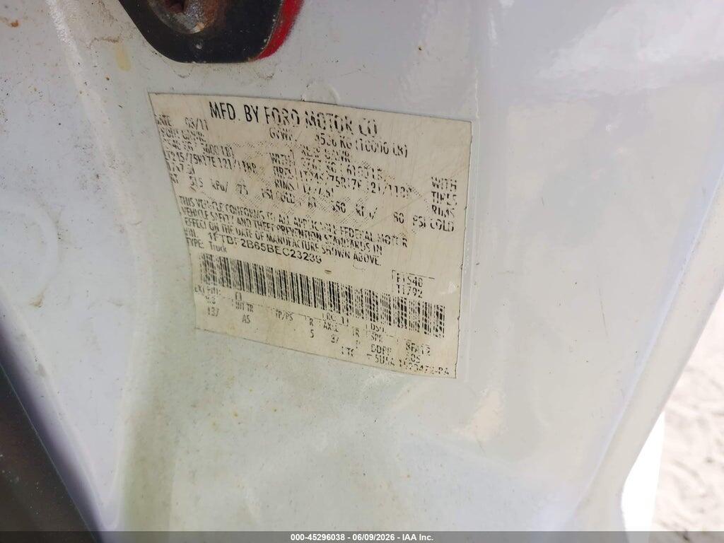 1FTBF2B65BEC23239 2011 FORD F-250 photo no. 9