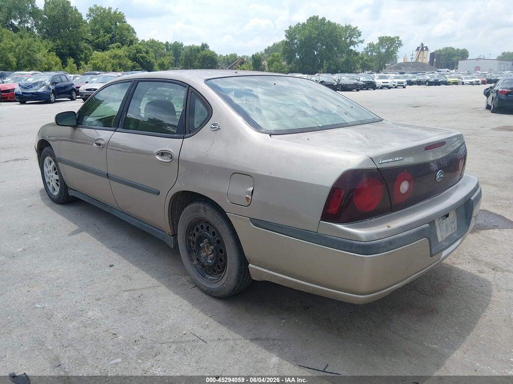 2G1WF55E129173411 2002 CHEVROLET IMPALA photo no. 3