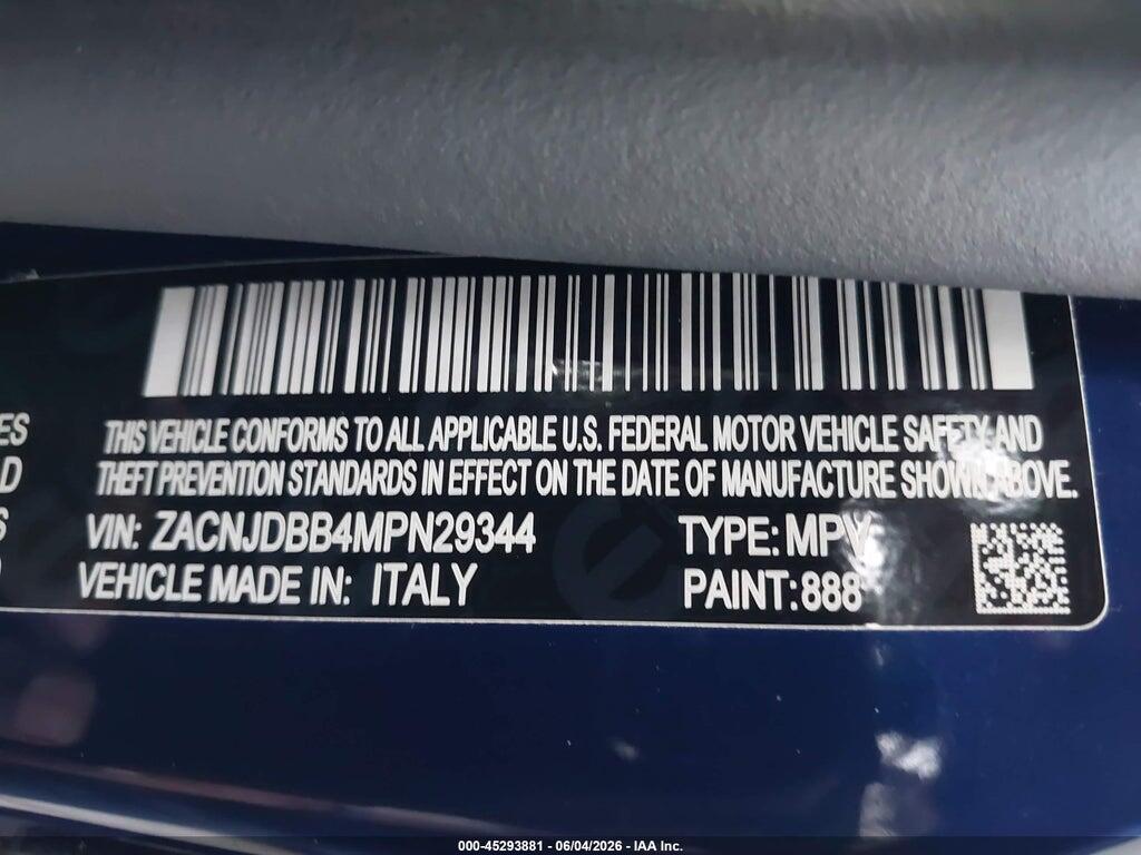 ZACNJDBB4MPN29344 2021 JEEP RENEGADE photo no. 9