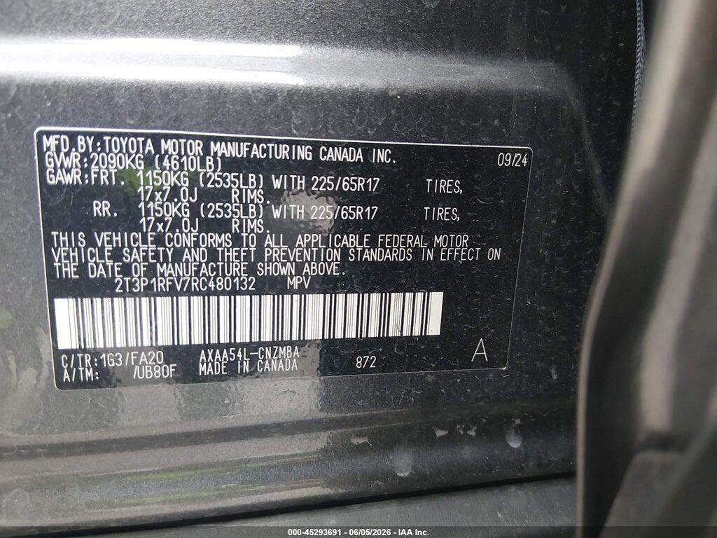 2T3P1RFV7RC480132 2024 TOYOTA RAV4 photo no. 9