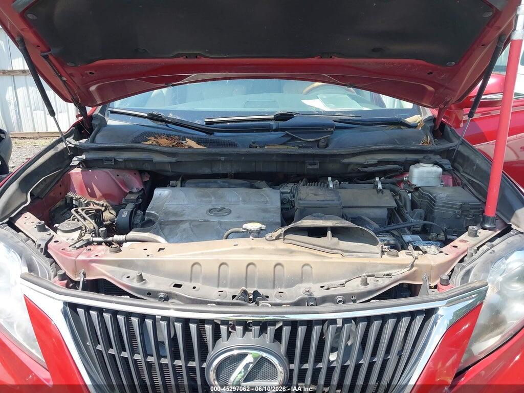 2T2ZK1BA5CC082326 2012 LEXUS RX 350 photo no. 10