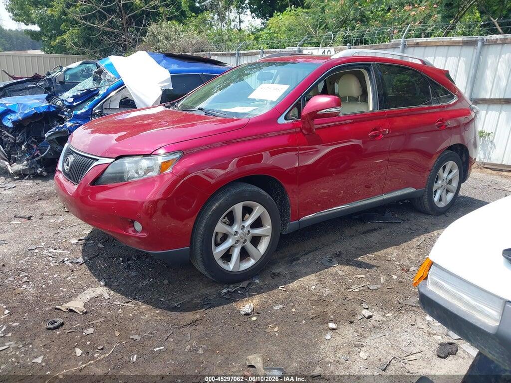 2T2ZK1BA5CC082326 2012 LEXUS RX 350 photo no. 2