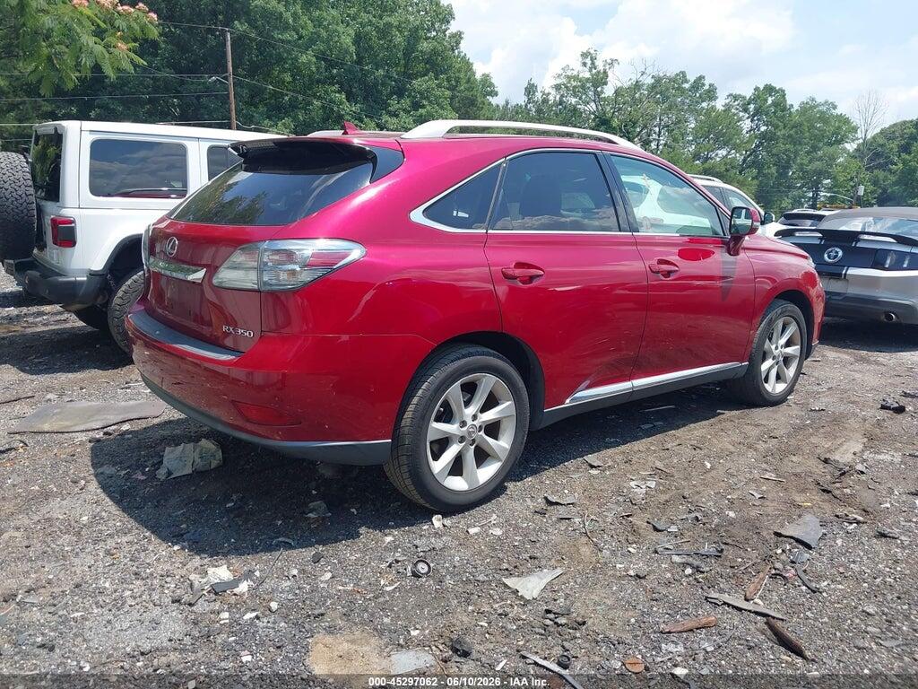 2T2ZK1BA5CC082326 2012 LEXUS RX 350 photo no. 4