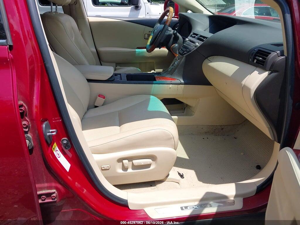 2T2ZK1BA5CC082326 2012 LEXUS RX 350 photo no. 5