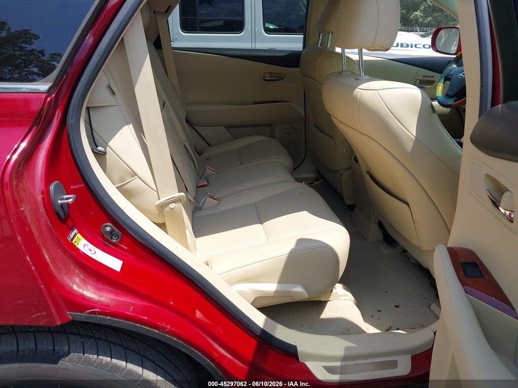 2T2ZK1BA5CC082326 2012 LEXUS RX 350 photo no. 8