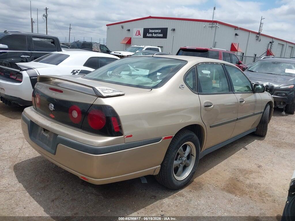 2G1WF52E459260504 2005 CHEVROLET IMPALA photo no. 4
