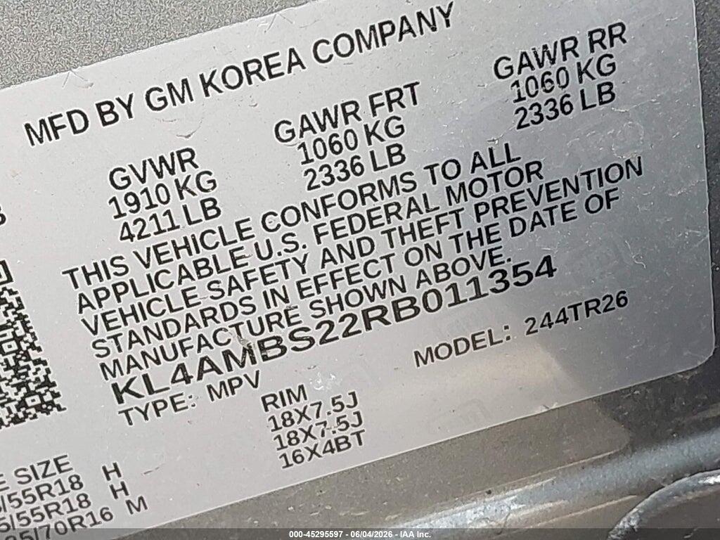 KL4AMBS22RB011354 2024 BUICK ENCORE GX photo no. 9