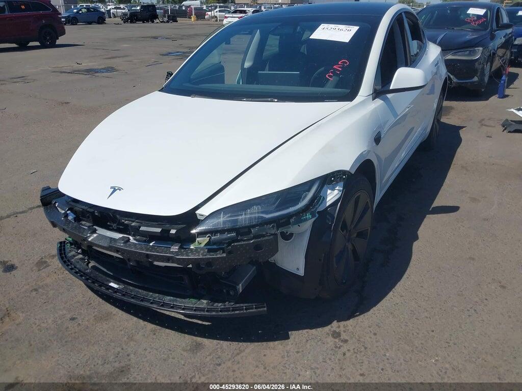 5YJ3E1EA0SF081897 2025 TESLA MODEL 3 photo no. 2