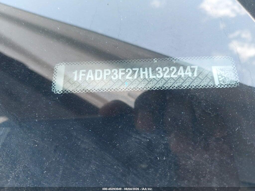 1FADP3F27HL322447 2017 FORD FOCUS photo no. 9