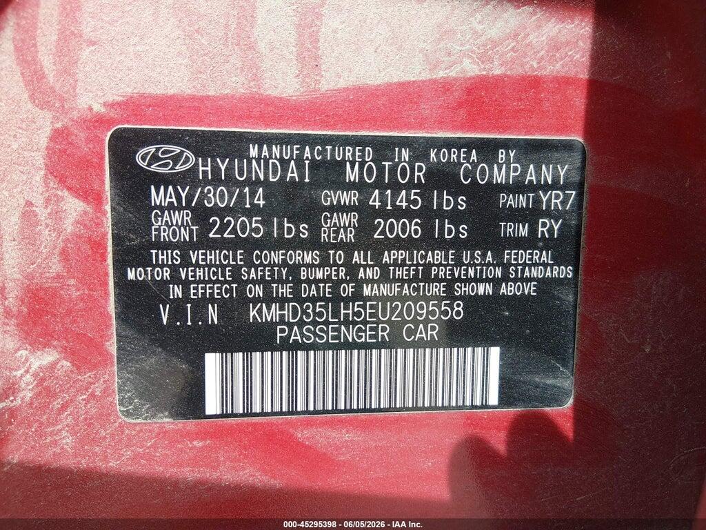 KMHD35LH5EU209558 2014 HYUNDAI ELANTRA GT photo no. 9