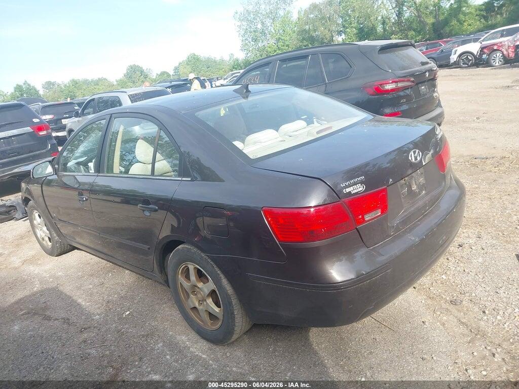 5NPET46C49H421497 2009 HYUNDAI SONATA photo no. 3