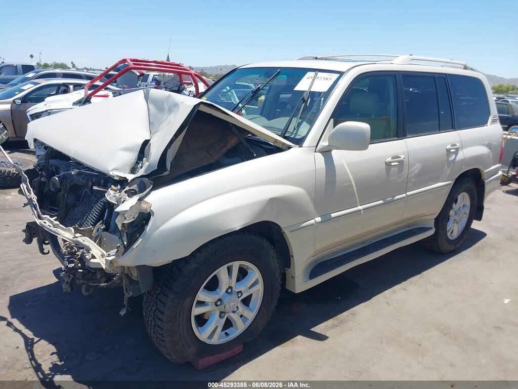 JTJHT00W443540743 2004 LEXUS LX 470 photo no. 2