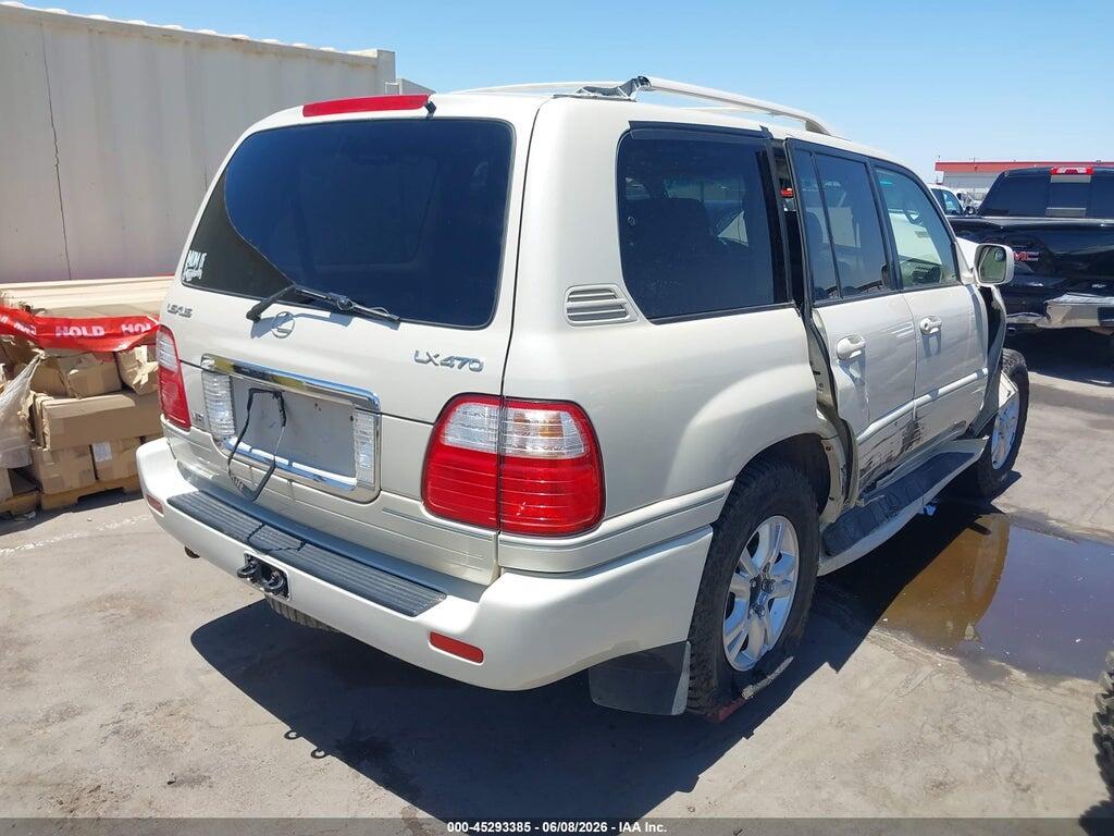JTJHT00W443540743 2004 LEXUS LX 470 photo no. 4