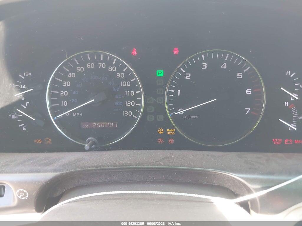 JTJHT00W443540743 2004 LEXUS LX 470 photo no. 7