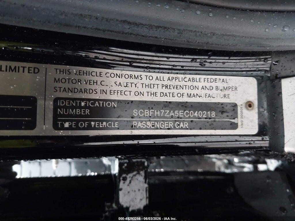SCBFH7ZA5EC040218 2014 BENTLEY CONTINENTAL GT photo no. 9
