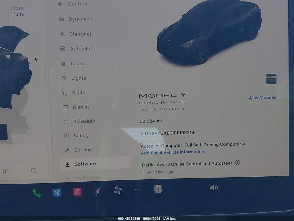 7SAYGAEE1RF105219 2024 TESLA MODEL Y photo no. 6