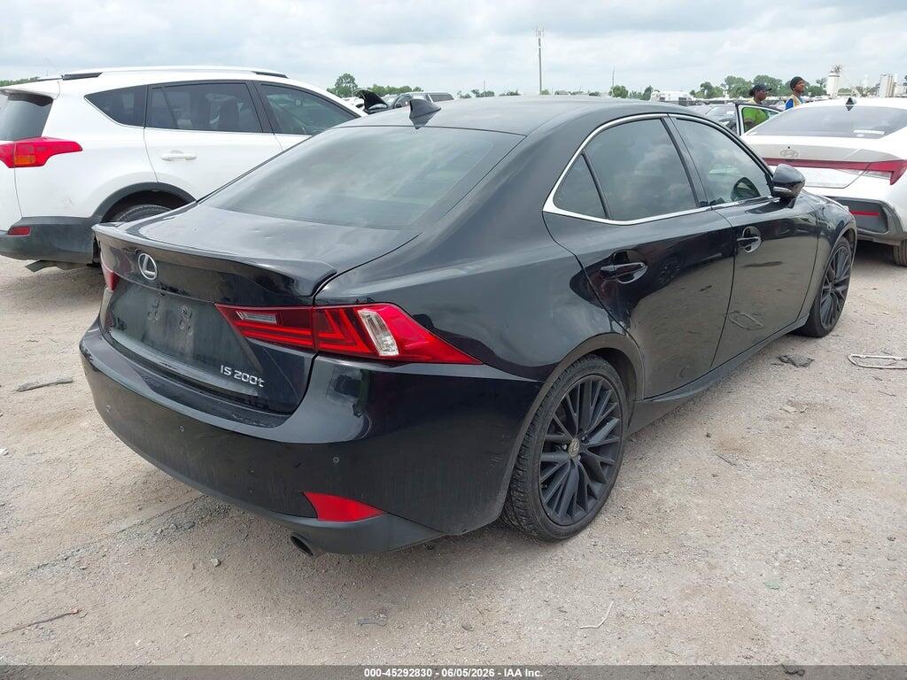 JTHBA1D26G5030123 2016 LEXUS IS 200T photo no. 4