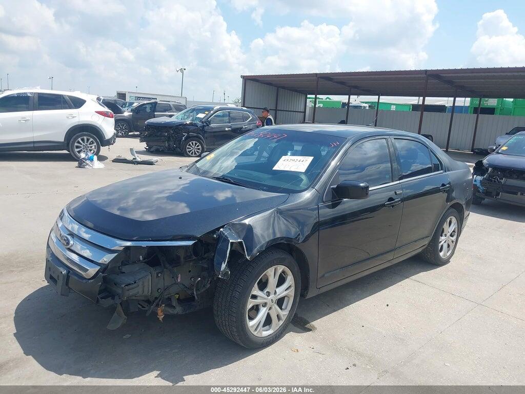 3FAHP0HA9CR354444 2012 FORD FUSION photo no. 2