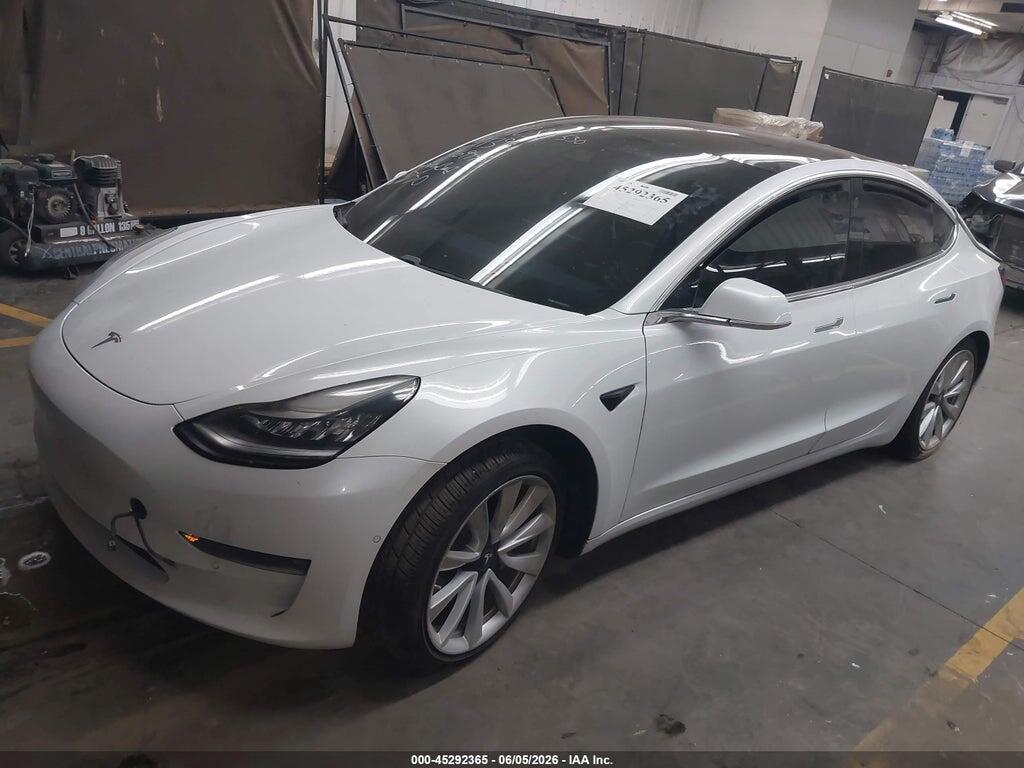 5YJ3E1EB5KF469443 2019 TESLA MODEL 3 photo no. 2