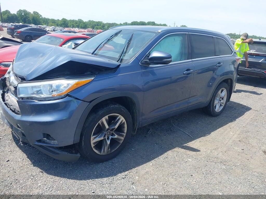 5TDDKRFH3GS231303 2016 TOYOTA HIGHLANDER photo no. 2