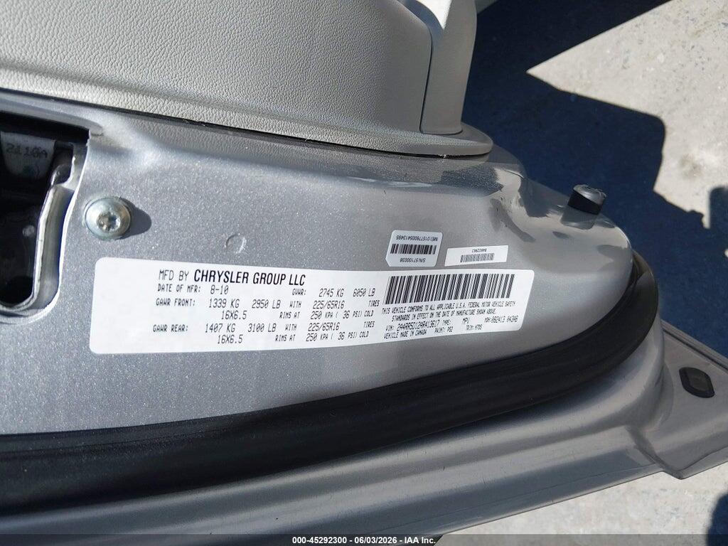 2A4RR5D12AR413617 2010 CHRYSLER TOWN & COUNTRY photo no. 9