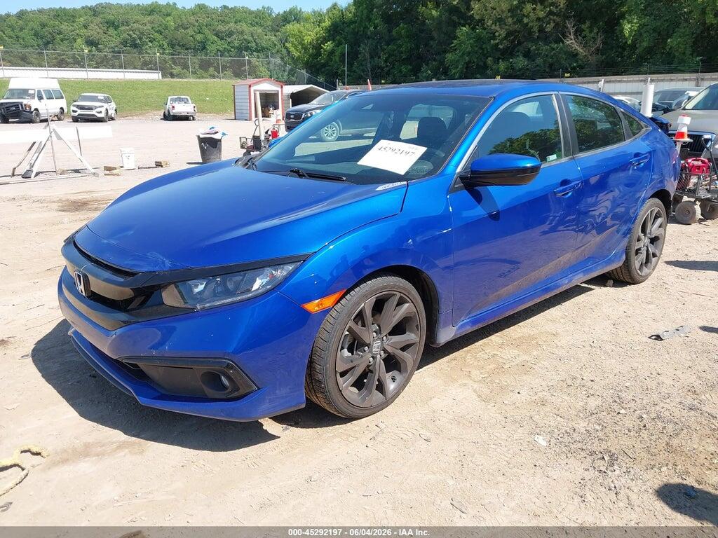 2HGFC2F86MH527554 2021 HONDA CIVIC photo no. 2