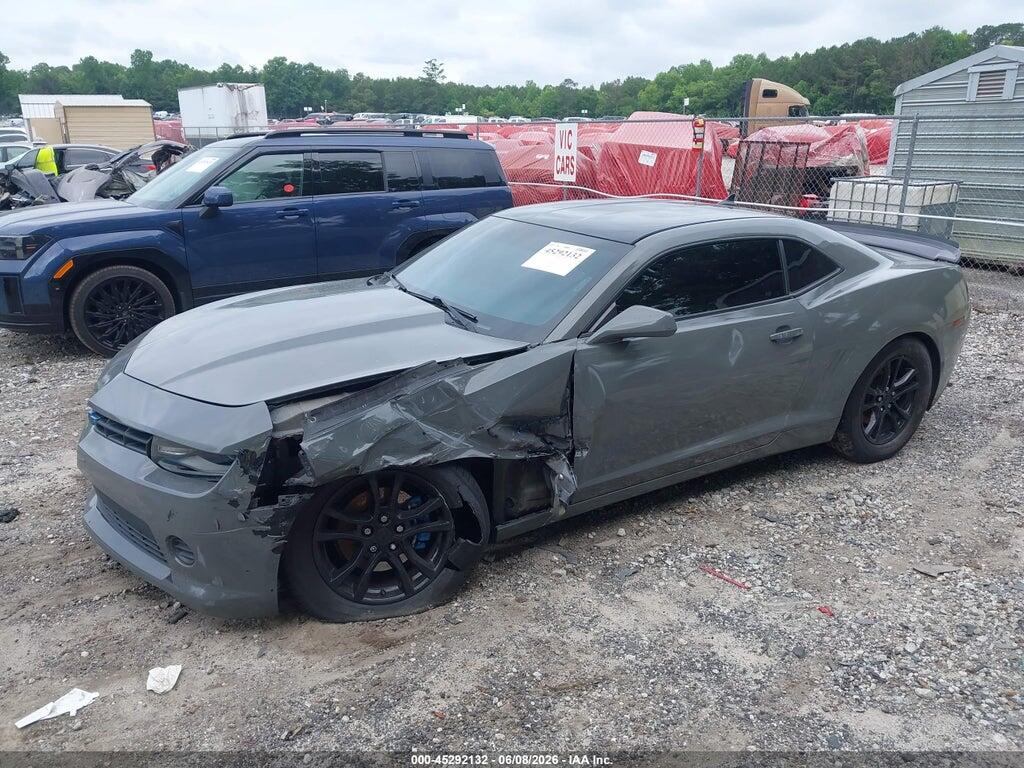 2G1FB1E35F9305529 2015 CHEVROLET CAMARO photo no. 2