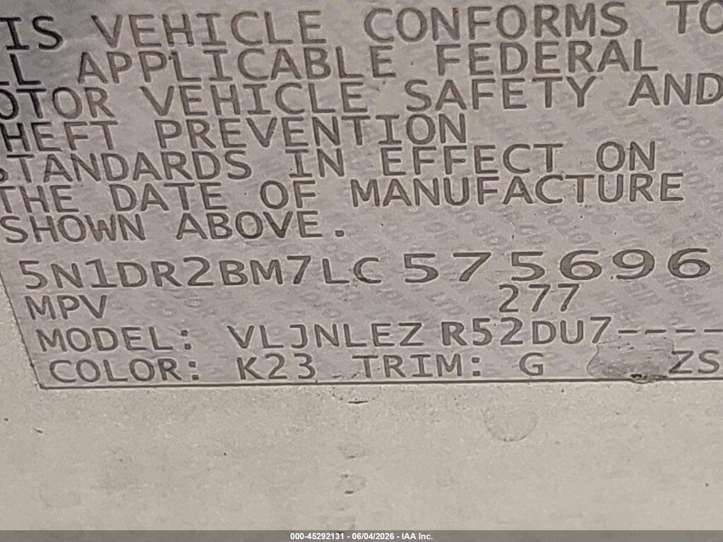 5N1DR2BM7LC575696 2020 NISSAN PATHFINDER photo no. 9