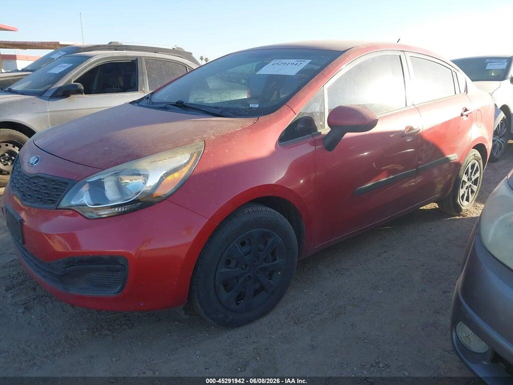 KNADM4A34E6358371 2014 KIA RIO photo no. 2