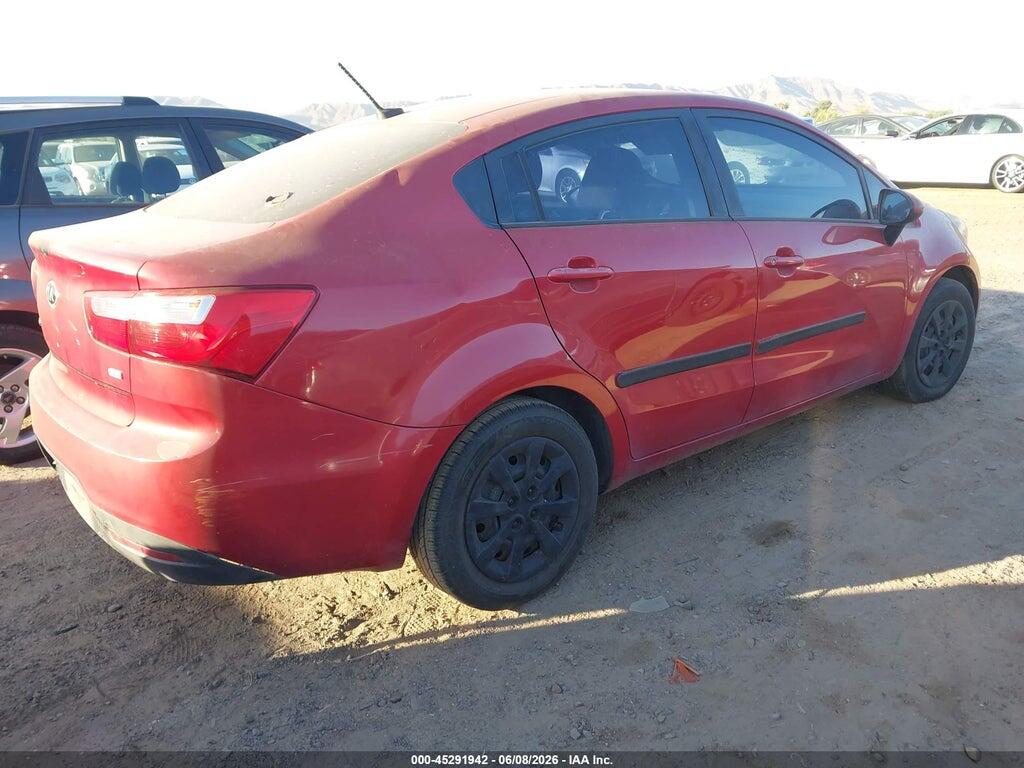 KNADM4A34E6358371 2014 KIA RIO photo no. 4