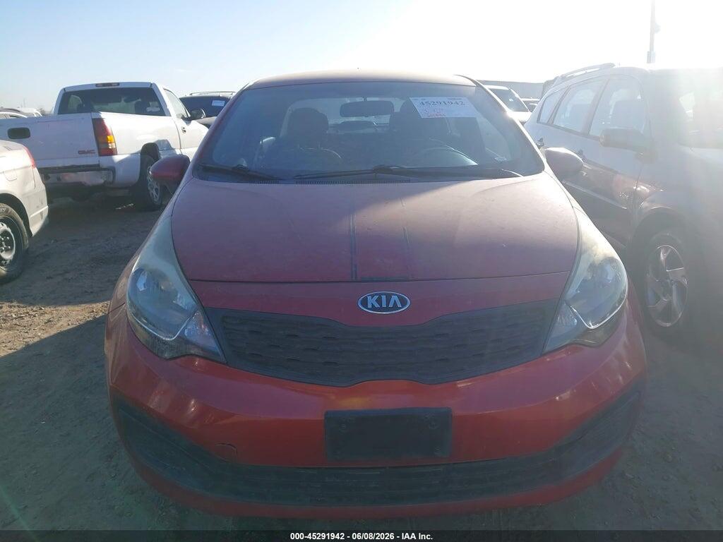 KNADM4A34E6358371 2014 KIA RIO photo no. 6