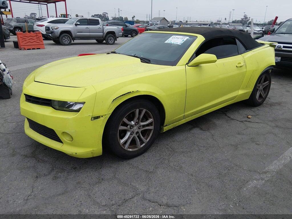 2G1FD3D35F9262141 2015 CHEVROLET CAMARO photo no. 2